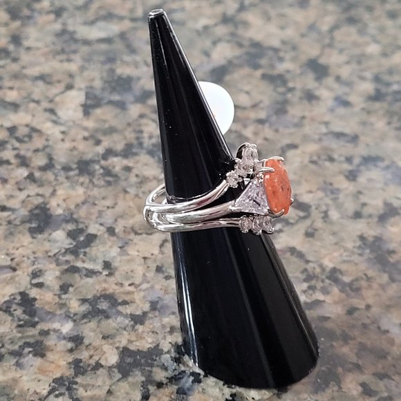 Bomb Party RBP6131 HALO "Everyday Magic" Tangerine Ice Crystal Sz 6 - Picture 3 of 5